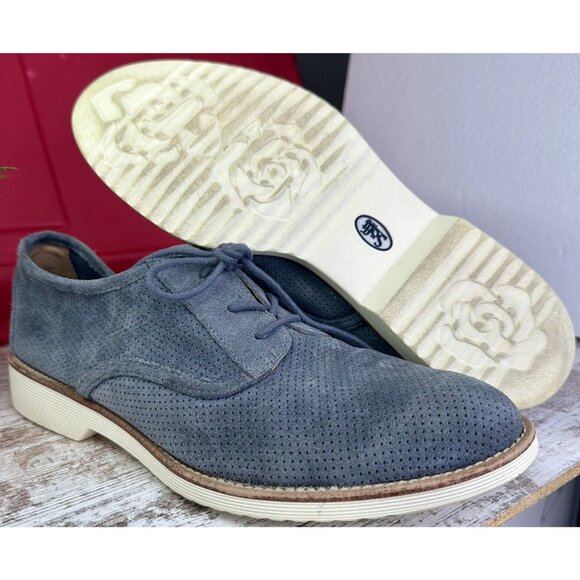 SOFFT Simons Oxford Women’s 11M Gray Suede Perforated Lace Up Shoe Comfort Walk - Picture 11 of 11